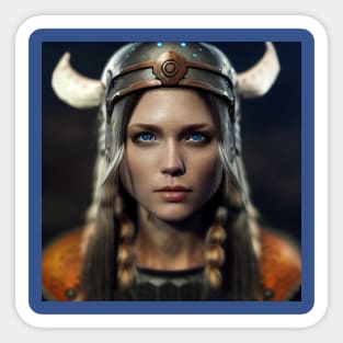 Viking Shield Maiden Sticker